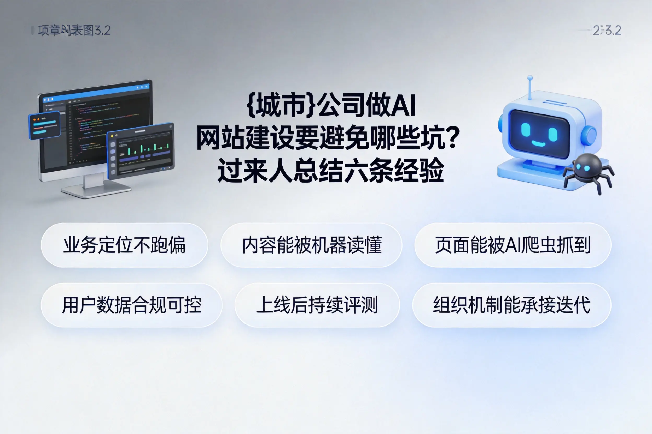 庆阳公司做AI网站建设要避免哪些坑？过来人总结六条经验