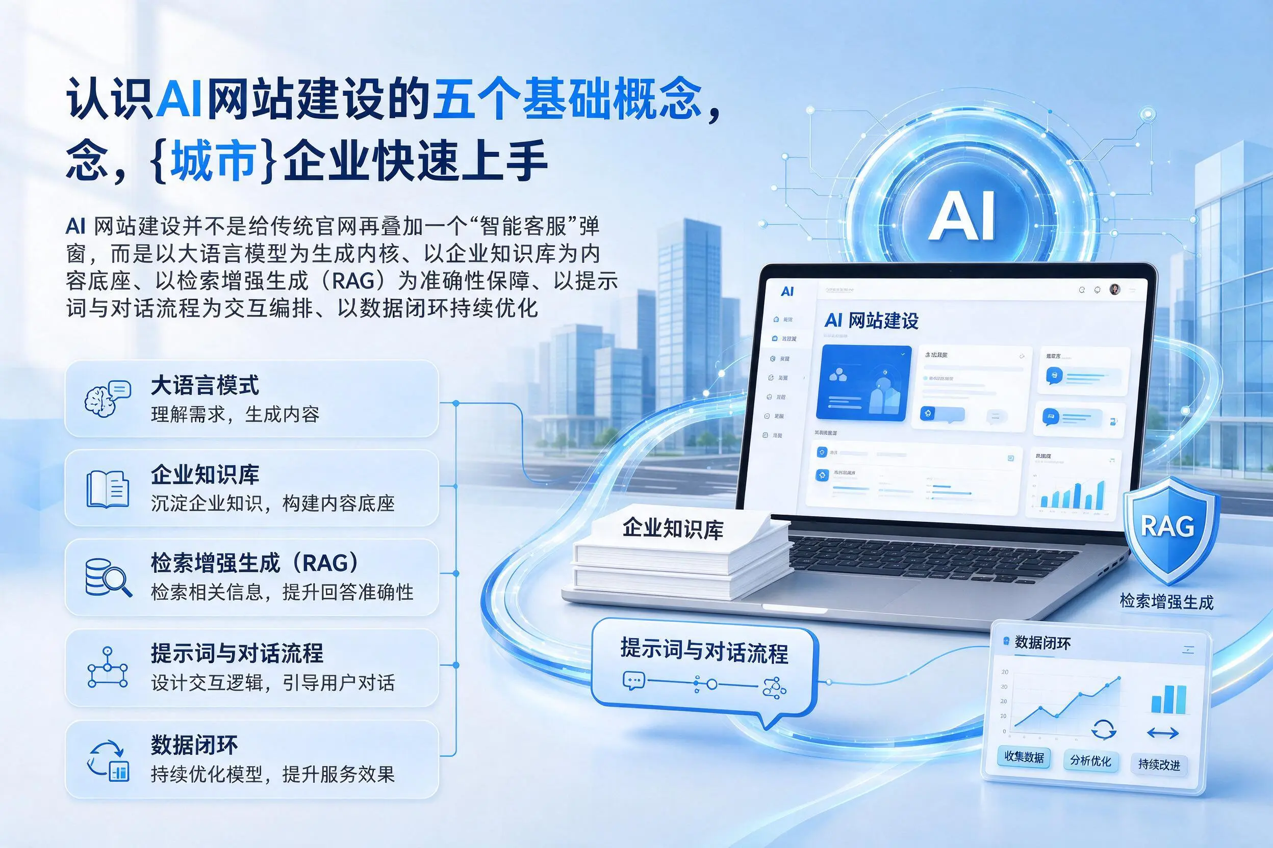 认识AI网站建设的五个基础概念,庆阳企业快速上手