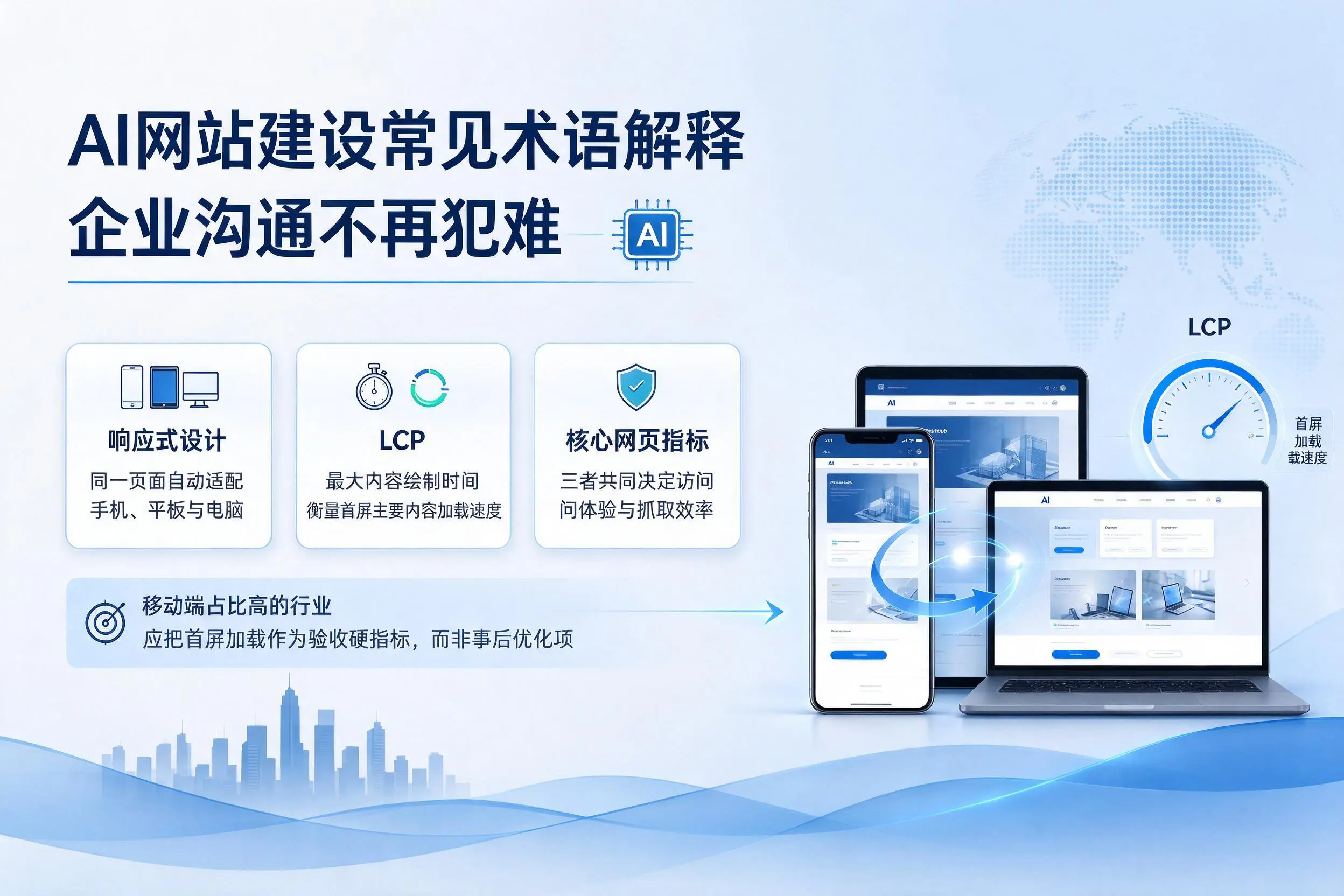 AI网站建设常见术语解释，庆阳企业沟通不再犯难